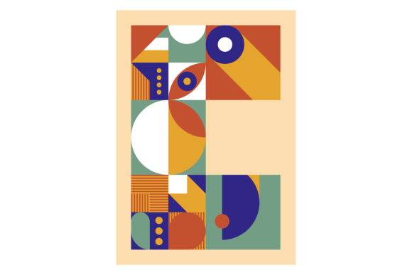 Bauhaus Poster Graphics: Modern Geometric Illustrations