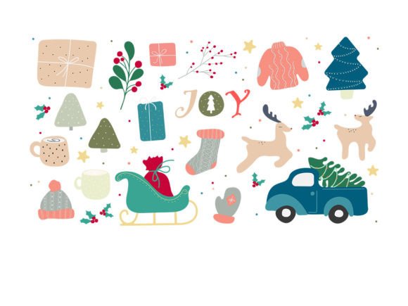 Christmas Joy Bundle SVG: Graphics & Illustrations for Handmade Creators