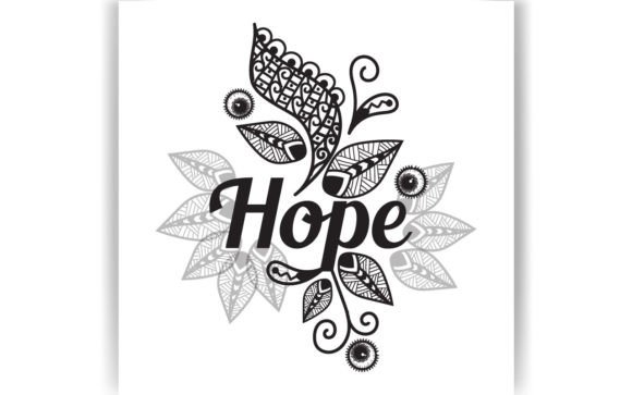 Decorative Quote Coloring Page Book KID in Real Stitching