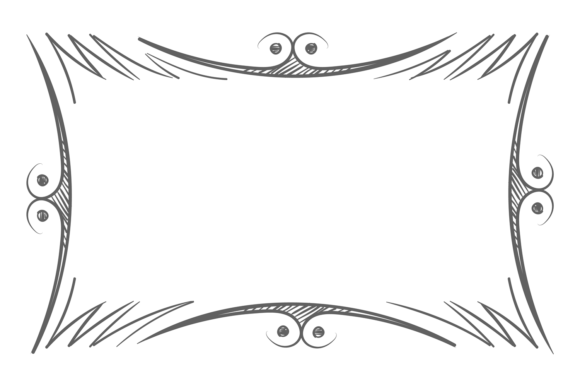 Elegant Ink Frame: Freehand Stroke Graphics & Illustrations