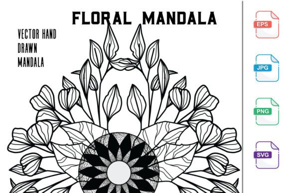 Flower Mandala Decorative: Graphics & Coloring Pages Amp
