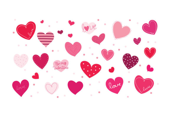 Valentine Day SVG – Heart Bundle Graphics & Illustrations