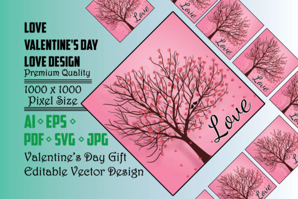 Valentine’s Day Background: Graphics & Illustrations for Local Brands