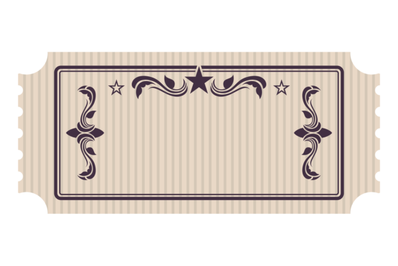 Vintage Ticket Mockup: Graphics & Illustrations for Real Projects